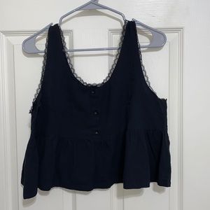 Romwe Black summer top!